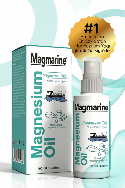 Magmarine Magnezyum Yağı - Dünyanın En Saf Magnezyumu + 14 Bitki Ekstresi